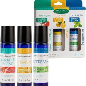Sparoom Essential Oils Daily Pack Lemon Peppermint Signature Blend Spa100% Pure